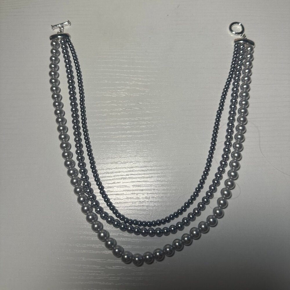 Pearl and Silver Necklace